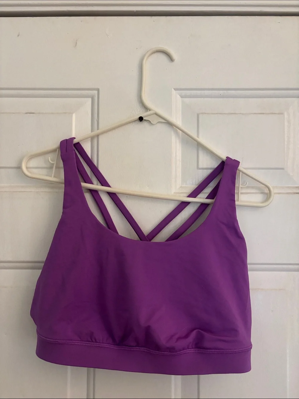 Lululemon Energy Bra, Electric Turquoise, Size 14